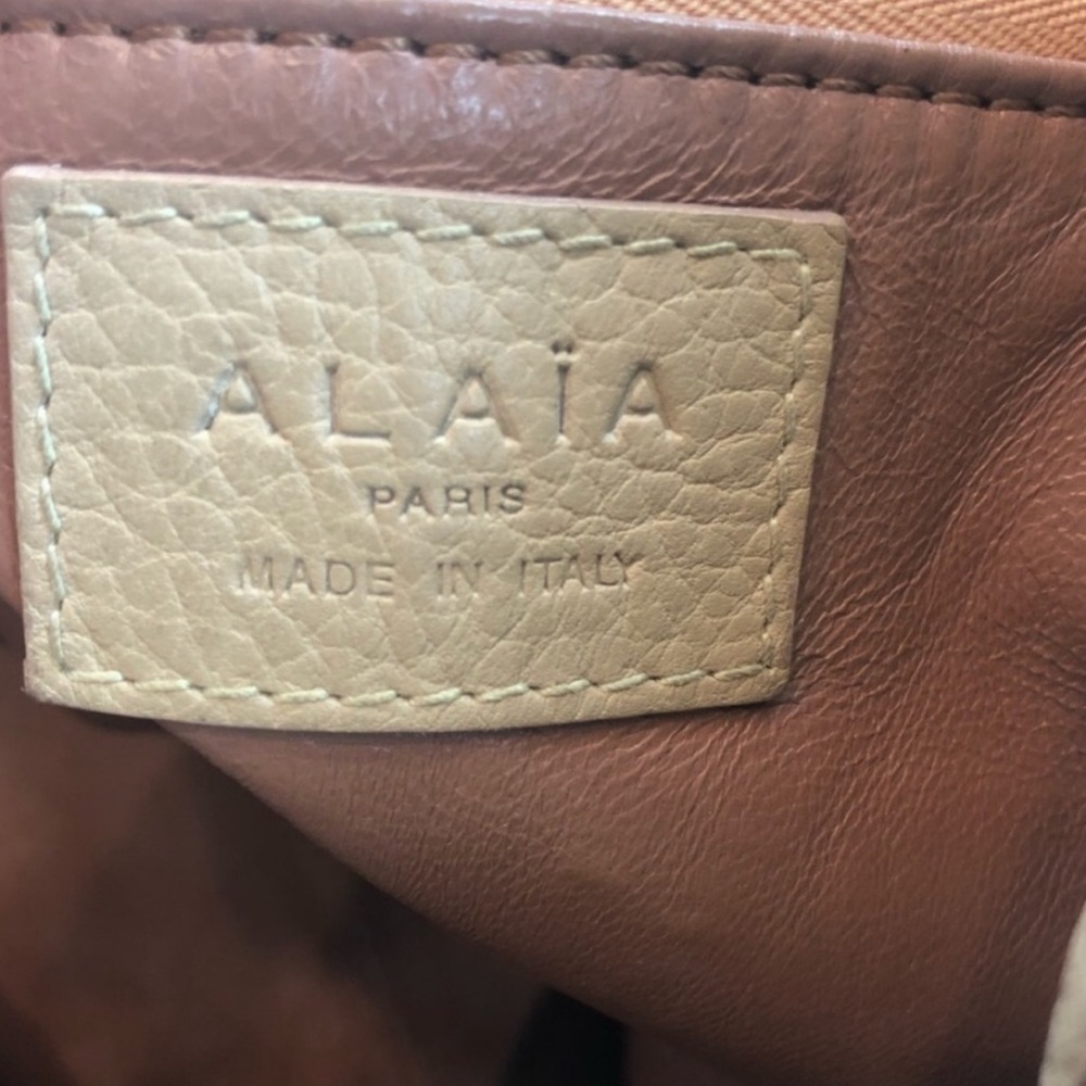 Alaia Bag Tote Leather Shoulder Handbag - Picture 12 of 12